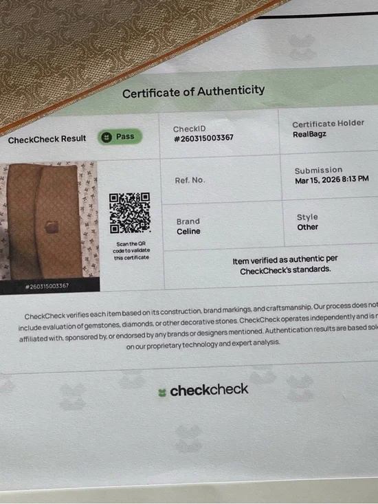 Vintage Celine Macadam Canvas Clutch | Classic Monogram Envelope Bag with COA - Picture 11 of 13